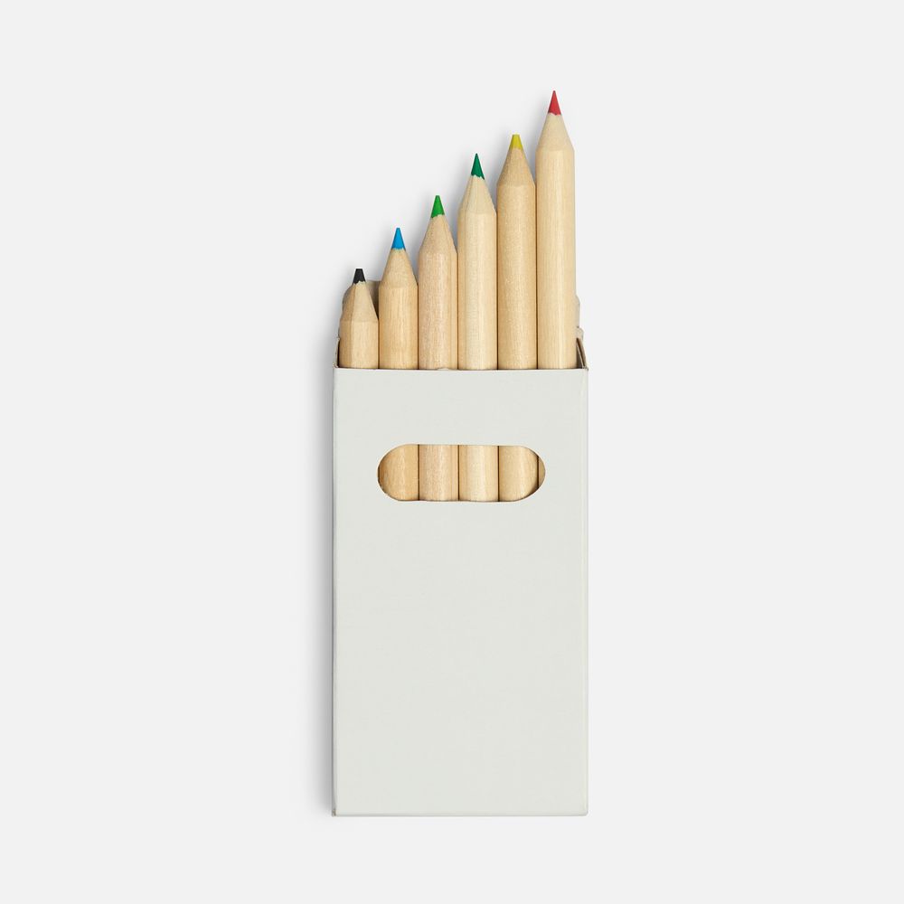 Набор цветных карандашей Pencilvania Mini, белый в Иваново