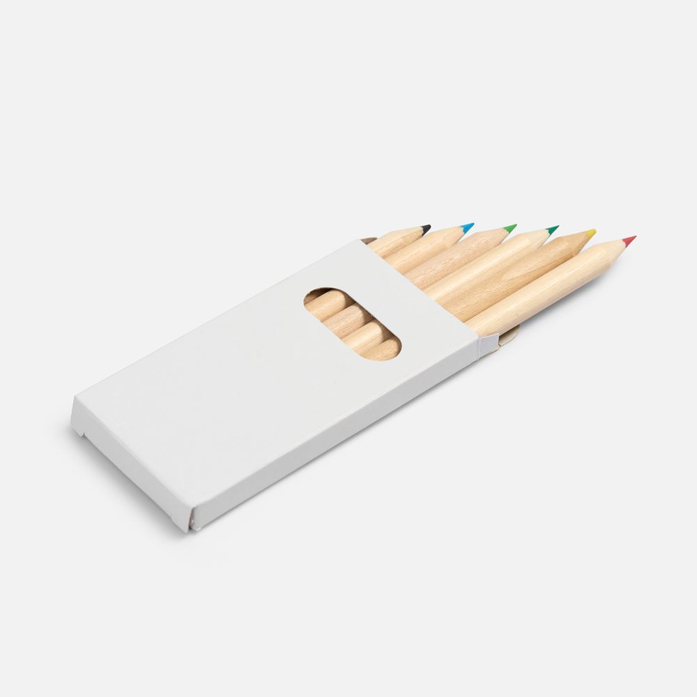 Набор цветных карандашей Pencilvania Mini, белый в Иваново