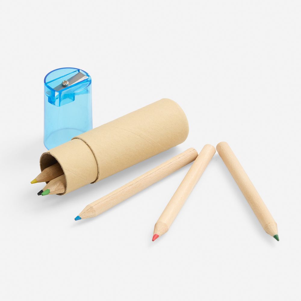 Набор карандашей Pencilvania Office с точилкой, синий в Иваново